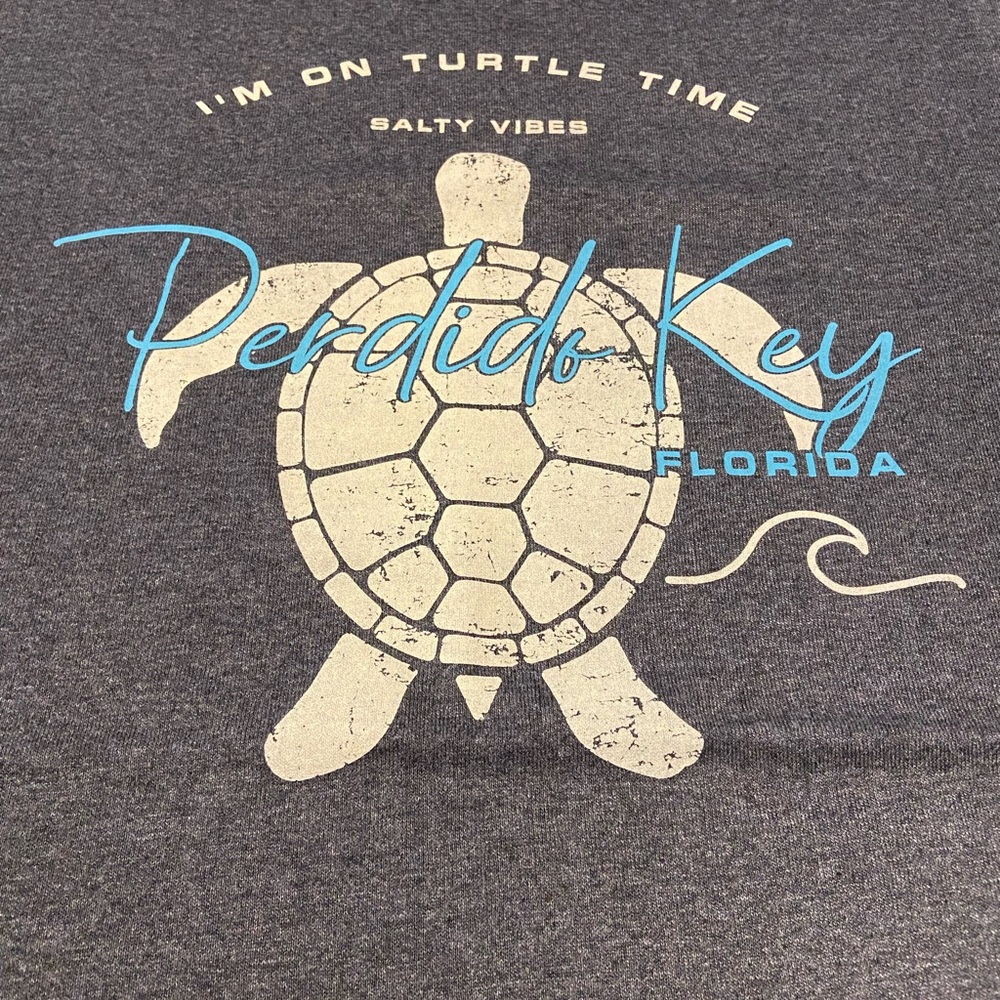 2/$10 | I’M ON TURTLE TIME - SALTY VIBES - PERDIDO KEY FLORIDA T-SHIRT